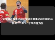 大型体育赛事活动大型体育赛事活动的精彩与挑战——以2023年世界杯为例