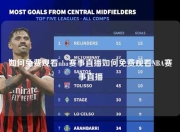 如何免费观看nba赛事直播如何免费观看NBA赛事直播