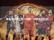 葡萄牙对瑞士比分预测一场精彩的比拼