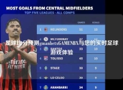 足球比分预测gmanbetxGAMENBX与您的实时足球游戏体验