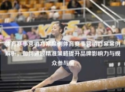 体育赛事营销方案案例体育赛事营销方案案例解析，如何通过精准策略提升品牌影响力与观众参与度