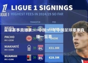 足球赛事直播表2019中国2019年中国足球赛事直播一览表