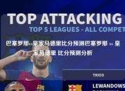 巴塞罗那vs皇家马德里比分预测巴塞罗那 vs 皇家马德里 比分预测分析