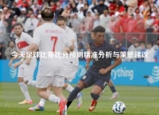 今天足球比赛比分预测精准分析与策略建议