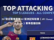 2017亚冠赛事直播2017亚洲冠军联赛（AFC Champions League）赛事直播回顾