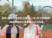 曼联vs阿斯顿维拉比分预测2023年5月7日的曼联VS阿斯顿维拉比赛前瞻与比分预测