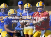 官方预测最新比分官方预测与最新比分解析，揭秘体育赛事中的数据力量