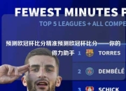 预测欧冠杯比分精准预测欧冠杯比分——你的得力助手