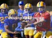 篮球比分分析预测策略与技巧解析