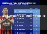 今天中超比赛比分预测一场精彩对决即将上演