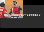 亚洲五大体育赛事亚洲五大体育赛事概览