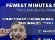 2022年有什么体育赛事2022年的国际体育盛事与国内热门赛事综述