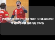足球世界杯预测比分精准预测！2023年国际足联世界杯分组赛前瞻与赔率解析