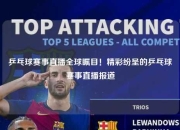 乒乓球赛事直播全球瞩目！精彩纷呈的乒乓球赛事直播报道