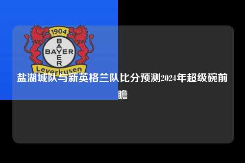 盐湖城队与新英格兰队比分预测2024年超级碗前瞻