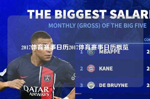 2017体育赛事日历2017体育赛事日历概览