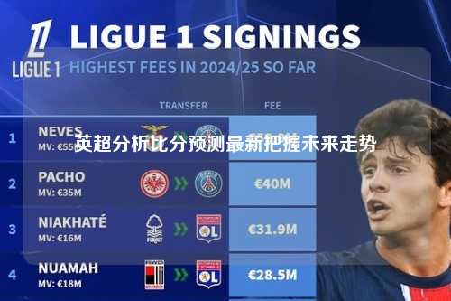 英超分析比分预测最新把握未来走势