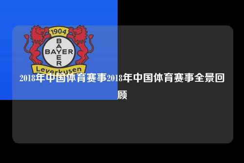 2018年中国体育赛事2018年中国体育赛事全景回顾