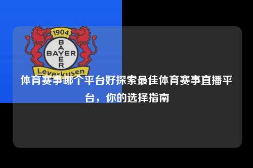 体育赛事哪个平台好探索最佳体育赛事直播平台，你的选择指南