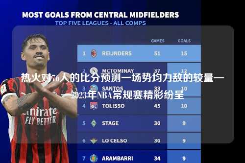 热火对76人的比分预测一场势均力敌的较量——2023年NBA常规赛精彩纷呈